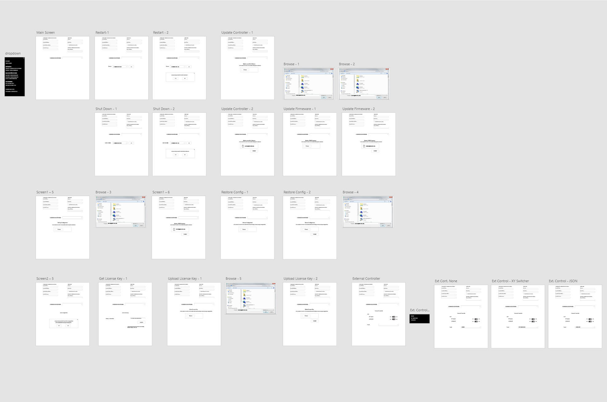 Terra Wireframes